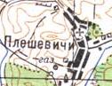 Топографічна карта Плешевичів