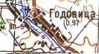 Топографическая карта Годовицы