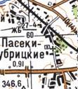 Топографічна карта Пасіки-Зубрицьких