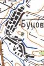 Топографическая карта Буцова