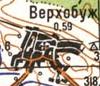 Topographic map of Verkhobuzh
