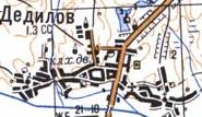 Топографічна карта Дідилова