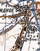 Topographic map of Verkhnye Synovydne