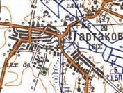 Topographic map of Tartakiv