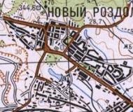 Topographic map of Novyy Rozdil