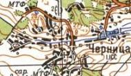 Топографическая карта Черницы