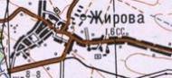 Топографічна карта Жирової