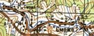 Topographic map of Smozhe