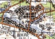Topographic map of Shklo