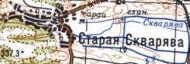 Топографічна карта Старої Скваряви