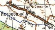 Топографічна карта Яструбичів