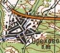 Topographic map of Orikhove