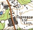 Топографічна карта Парневого