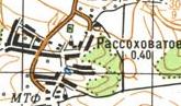 Topographic map of Rozsokhuvate