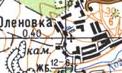 Топографічна карта Оленівки