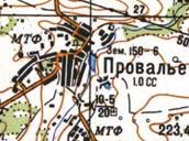 Topographic map of Provallya