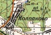 Topographic map of Kovpakove