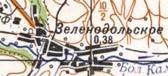 Topographic map of Zelenodilske