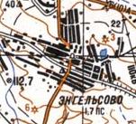 Topographic map of Engelsove