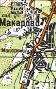 Topographic map of Makarove