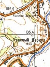 Topographic map of Krasnyy Derkul