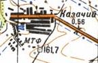 Топографічна карта Козачого