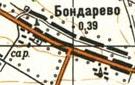 Топографічна карта Бондаревого
