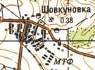 Топографічна карта Шовкунівки