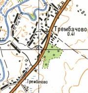 Топографічна карта Трембачевого