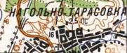 Топографічна карта Нагольно-Тарасівки