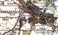Топографічна карта Новодар'ївки