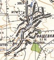 Topographic map of Faschivka