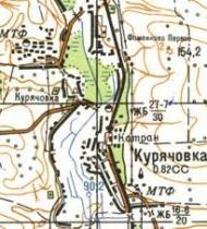 Topographic map of Kuryachivka