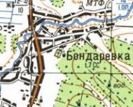 Topographic map of Bondarivka
