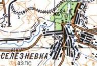 Топографическая карта Селезневки