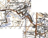 Топографічна карта Голубівського