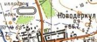 Топографічна карта Новодеркула