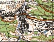 Топографічна карта Бокове-Платового