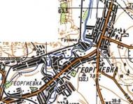 Топографічна карта Георгіївки