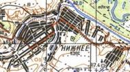 Topographic map of Nyzhnye