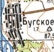 Topographic map of Buzke