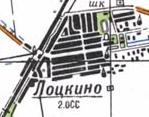 Топографічна карта Лоцкиного