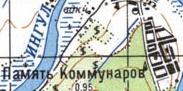 Топографічна карта Пам'яті Комунарового