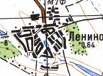 Топографічна карта Леніного