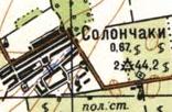 Topographic map of Solonchaky