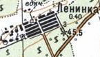 Топографічна карта Ленінка