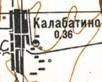 Топографічна карта Калабатиного