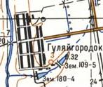 Топографічна карта Гуляйгородка