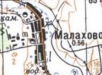Топографічна карта Малахового