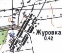 Топографічна карта Журівки